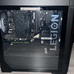Legion Tower 5 Gaming PC; AMD Ryzen 7 5700G 3.8GHz Processor; NVIDIA GeForce RTX 3050 8GB GDDR6; 16GB DDR4-3200 RAM; 512GB SSD+1TB HDD