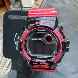 Casio G Shock Multi Red 