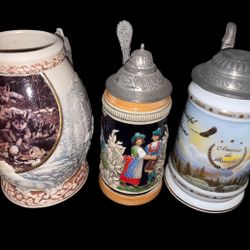Vintage Beer Stein Lot