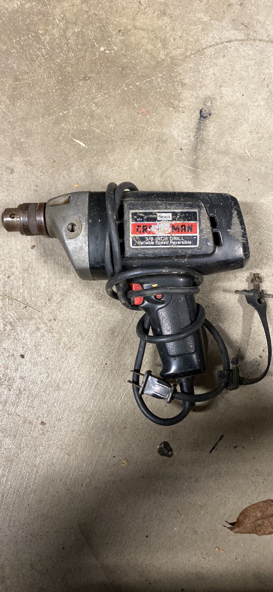 Sears Craftsman 3/8 inch drill reversible