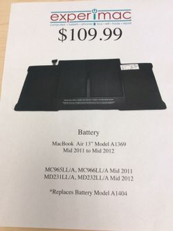 Battery MacBook Air 13"