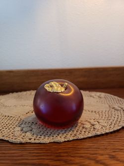 Fenton Cranberry Glass, Apple