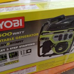 RYOBI 6,500-Watt Gasoline Powered Portable Generator with CO Shutdown Sensor