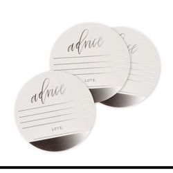 25 fun Advice coasters for Party, bridal showers, weddings engagement birthday, anniv party