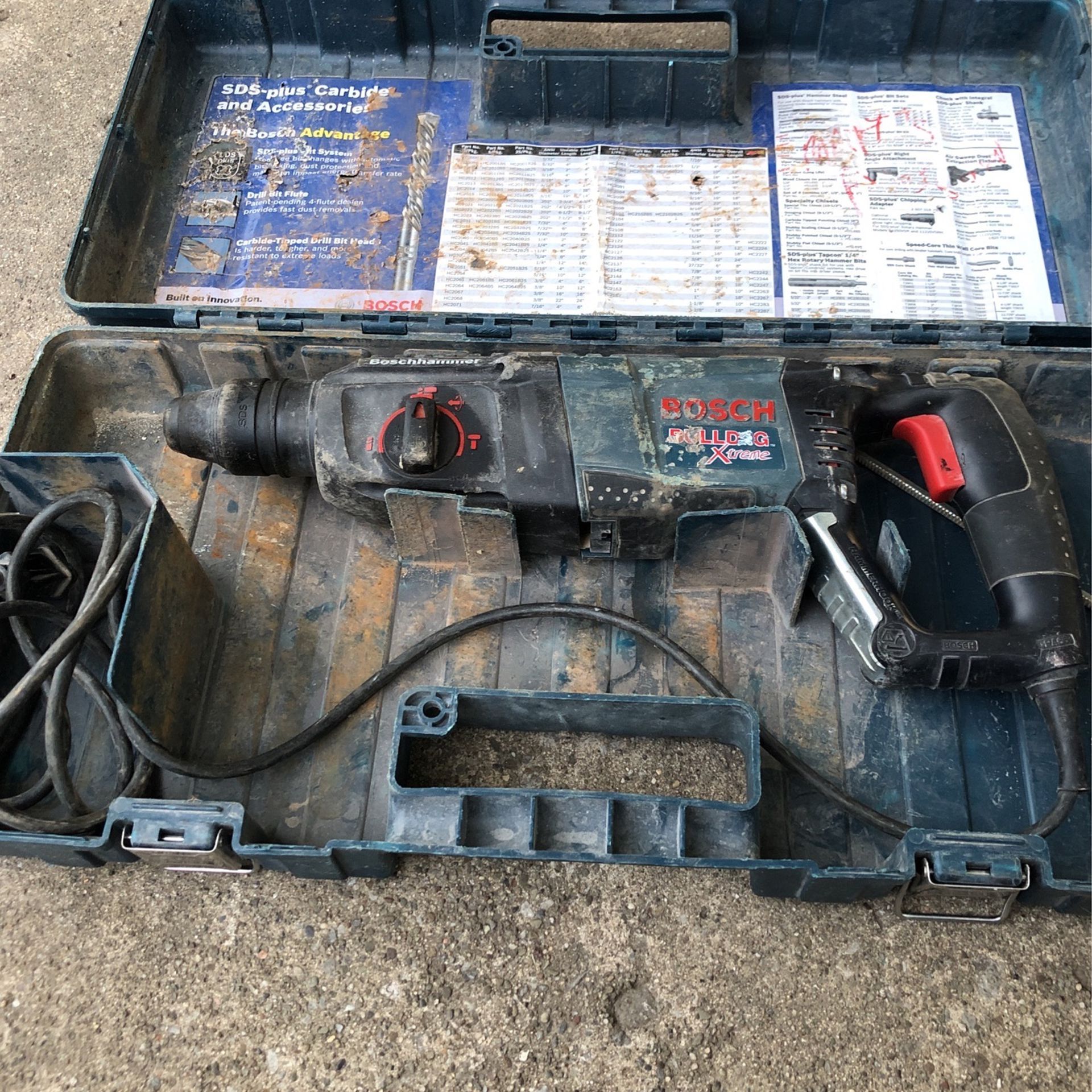Bosch Bulldog Extream SDS Rotary Hammer Drill