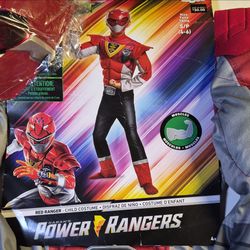 Power Rangers Red Ranger Child Costume Size S/P (4-6)
