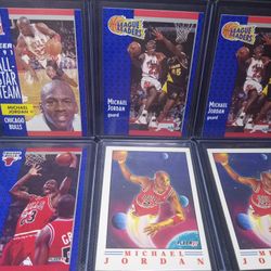 1991 FLEER 🏀 Michael Jordan 🐐(6 Card Lot)