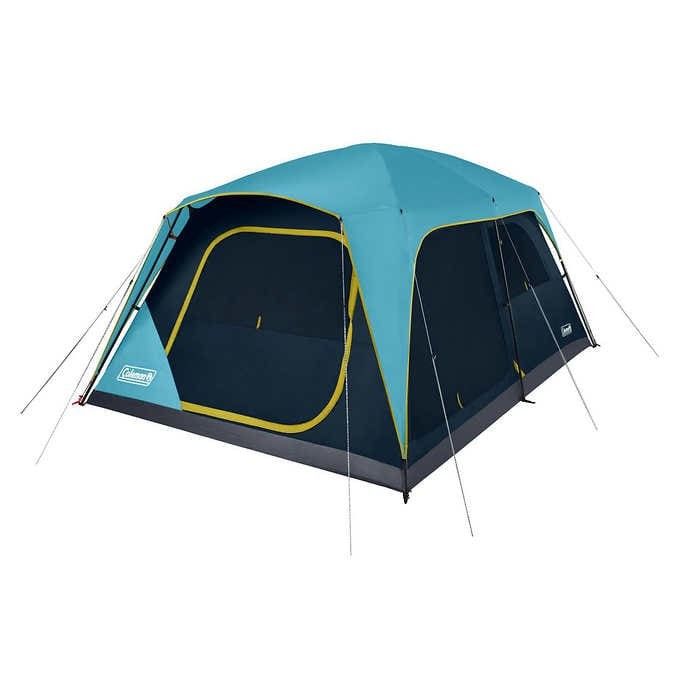 Coleman Skylodge 10-person Tent with LED Lighting. Sells at costco for 170