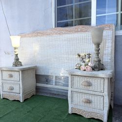 Jamaica Collection - King Bed Frame + 2 Night Stands 