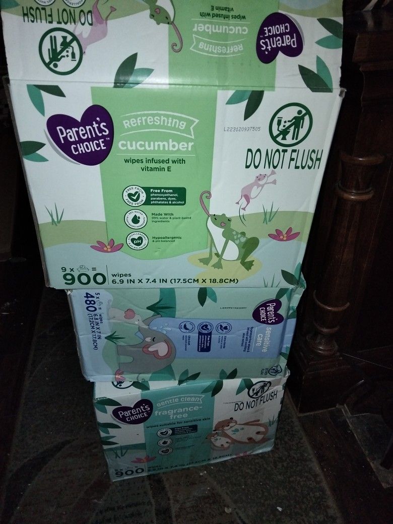 Cases of Baby Wipes