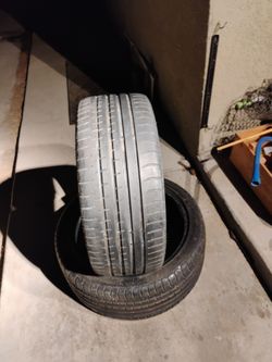 Two  225/40-18 inch tires