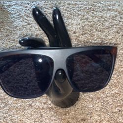 EUC Tommy Hilfiger Mickey Square Sunglasses Matte Black Frame- Gray Lens (UNISEX) 