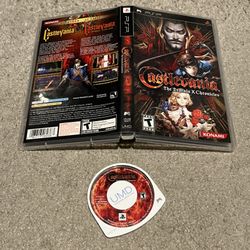 Castlevania: The Dracula X Chronicles PlayStation Portable PSP No Manual Tested