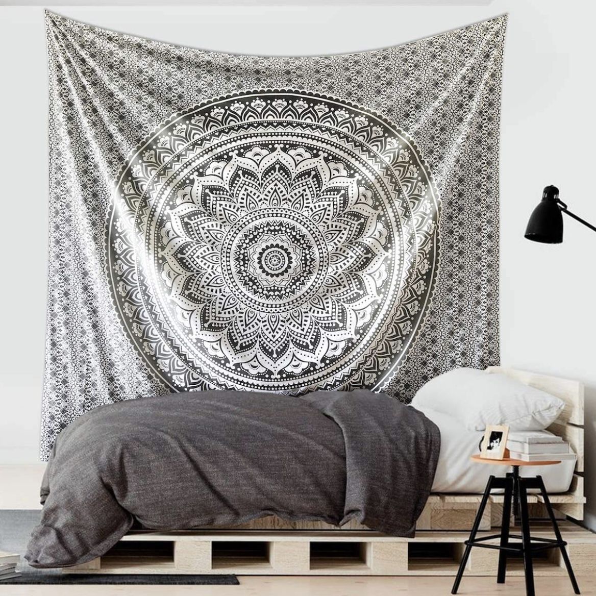 Gray & White Tapestry