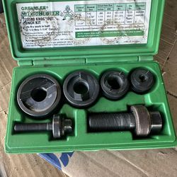 Greenlee Knock Out Punch Set