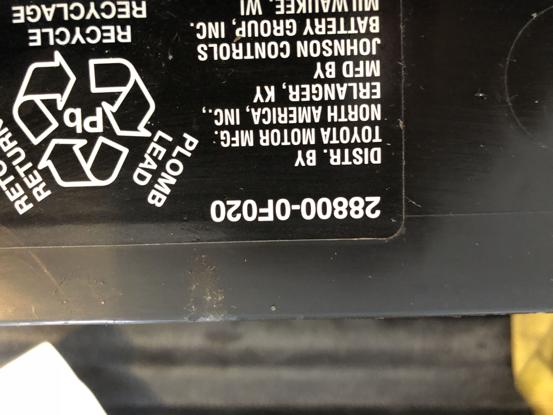 Oem TOTOTA GROUP 27 battery