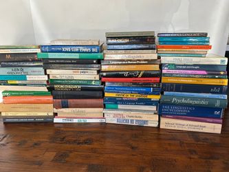 Linguistics & Philosophy of Language Book Lot – ~80 Books