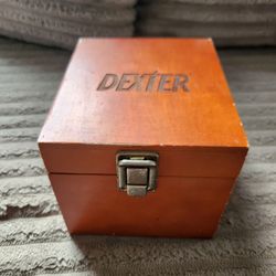 Vintage Dexter blood spatter coaster set