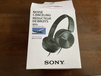 Sony Wired Noise Canceling Headphones MDR-ZX110NC