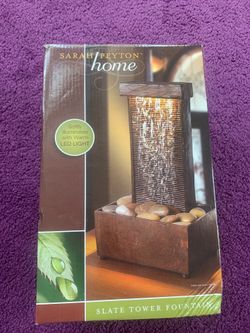 Sarah Peyton / Slate tower fountain