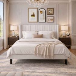 Queen bed Velvet Bed Frame 