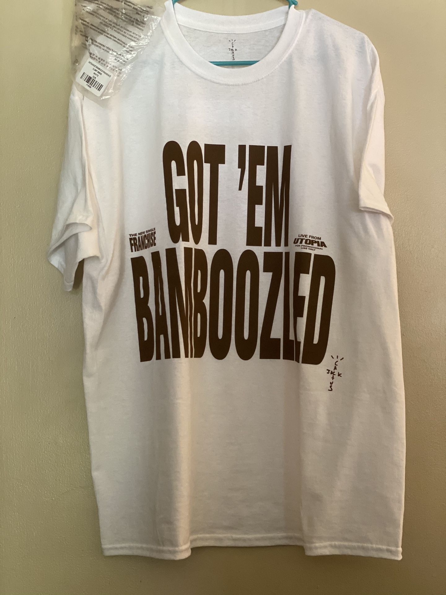 Travis Scott merch t shirt size one size fit most