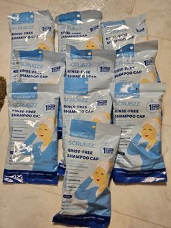 Scrubzz Waterless shampoo caps (will ship)