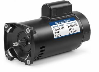 Pool Pump Replacement Motor, 56Y Frame, 2 HP, Single Speed, 230V, 60Hz, 3450 RPM