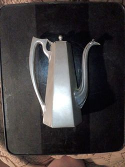Vintage Reed & Barton 6 sided coffee pot, #3768S