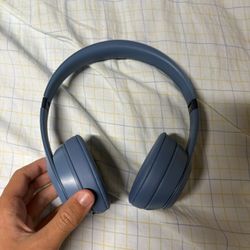 Beats Solo 4 Blue Barely Used With Case
