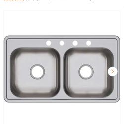 Elkay 33x22x6 Kitchen Sink 