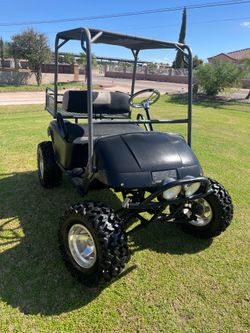 Lifted EZ Go Gas Golf Cart