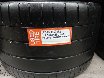 Pair 335 25 20 Michelin Pilot Super Sport