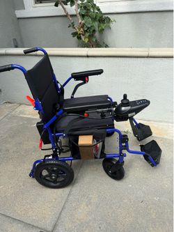 Zygenair YF001S 20" Wide Electric Wheelchair, 330 lbs Capacity, 500W Lightweight Foldable Power Wheelchair for Adults, Motorized Wheelchair with 12Ah