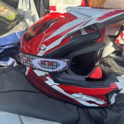 HJC Helmet CL-XY11 With Oakley Goggles Size Youth M