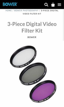 Bower Digital Filter Kit - 3 Piece
