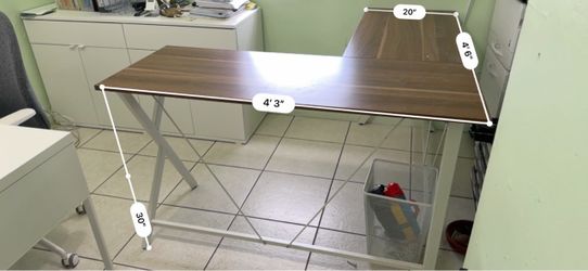 L-Shaped Office Desk for Sale
