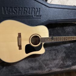 Washburn Guitar And Hard Case