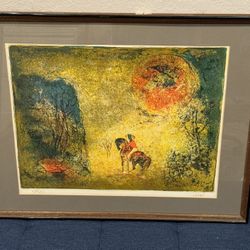 HOI LEBADANG (b.1921, d.2015) - "Sun and Horse" - Rare Signed Lithograph 135/275