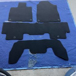 ACURA MDX TECHNOLOGY 22-24 OEM FRONT 2ND 3RD ROW FLOOR LINER CARPET MAT SET 