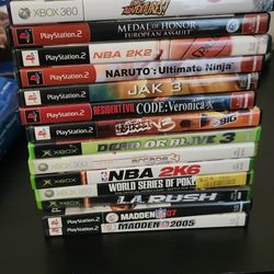 Ps2/Ps1/Xbox/Switch Games
