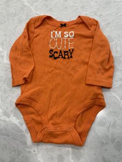 Infant Girl Halloween Themed Onesie Size 9M