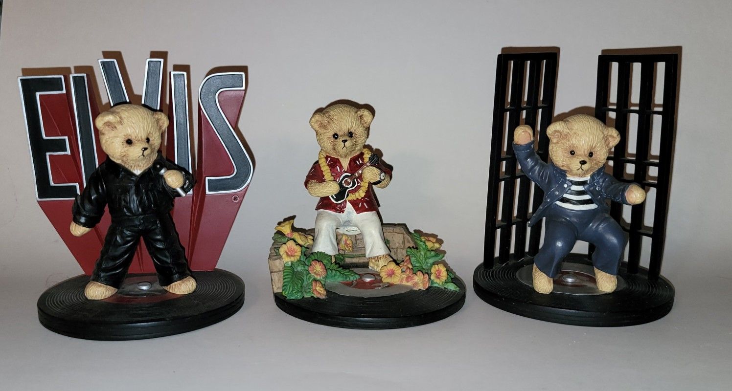 Elvis “Be My Teddy Bear” Figurine Collection