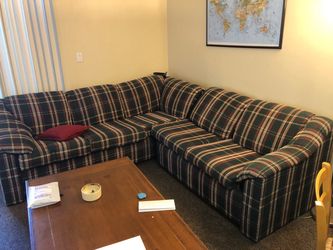 Couch, center table and dinning table