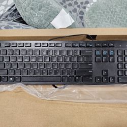 New, never used slim wired full size keyboard. 