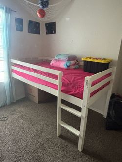 Loft bed for boy and girl
