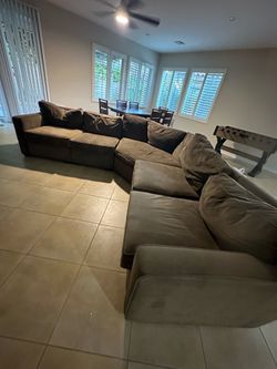 Brown Sectional Sofa