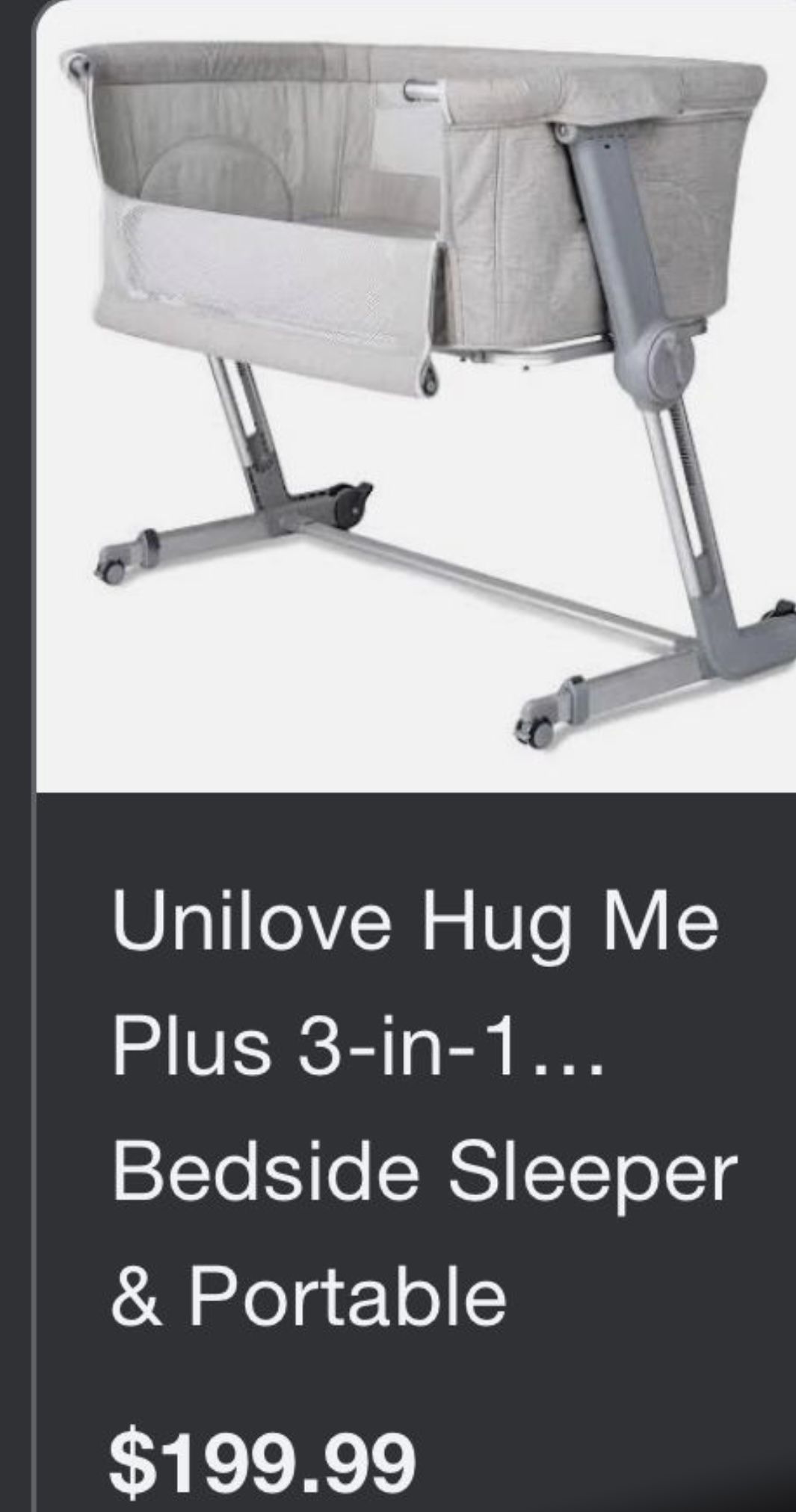 Bassinet Unilove Hug Me Plus In