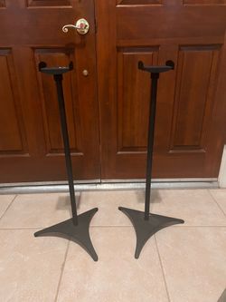 2 Speaker Metal Stands