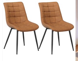 HOOBRO Modern Faux Leather Upholstered Dining Chair /2PICS $90 Q14